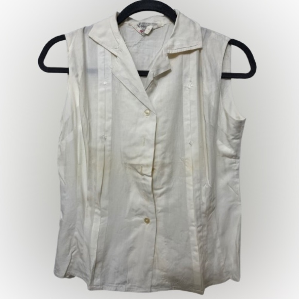 Sportempos vintage sleeveless button up
